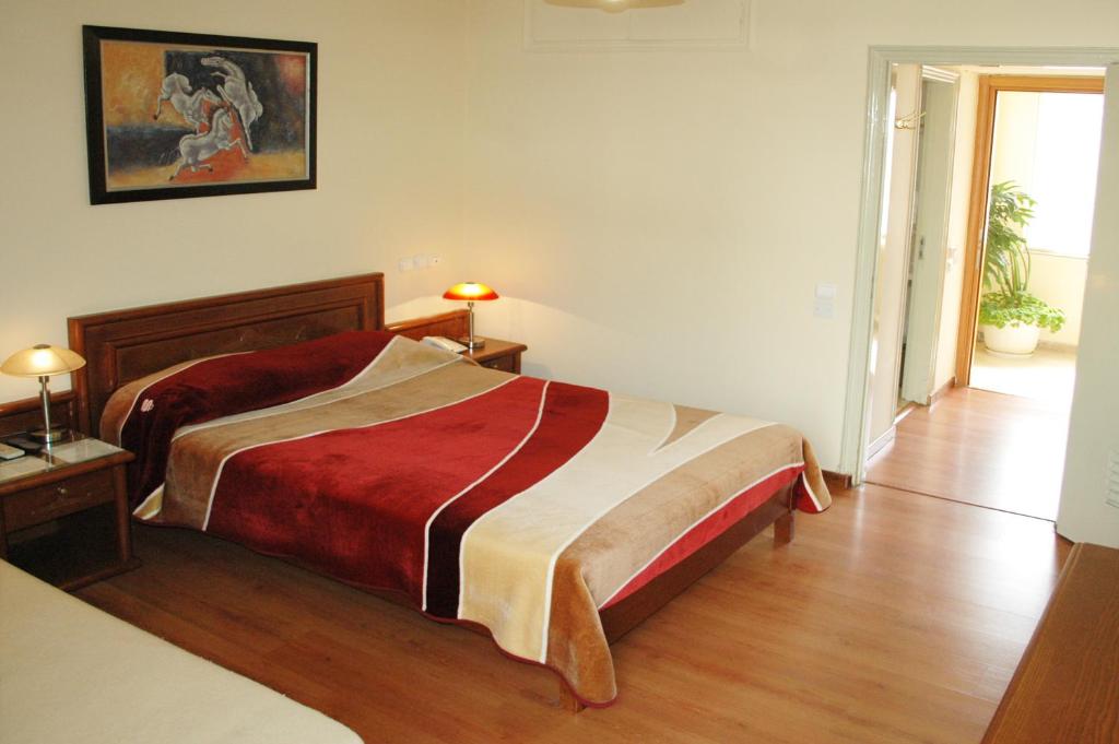 Двухместный (Двухместный номер с 1 кроватью или 2 отдельными кроватями) отеля Omiros Hotel, Афины