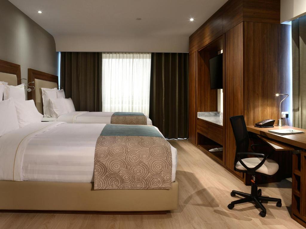 Двухместный (Стандартный двухместный номер с 1 кроватью) отеля HS HOTSSON Hotel Irapuato, Ирапуато