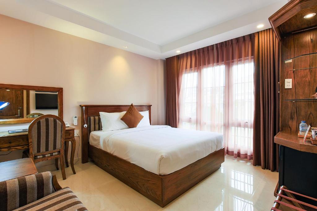 Двухместный (Двухместный номер Делюкс с 1 кроватью), Hoang Lan Hotel