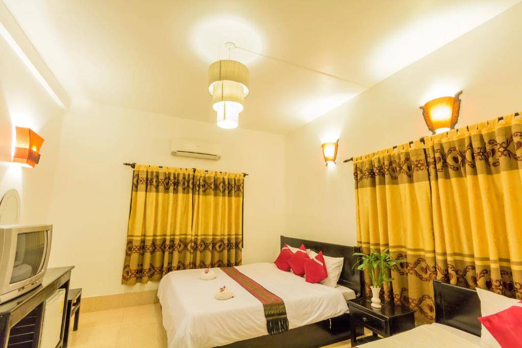 Двухместный (Двухместный номер с 1 кроватью) гостевого дома Bou Savy Guesthouse, Сием Рип