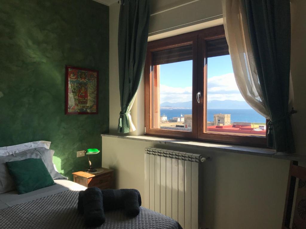 Двухместный (Двухместный номер Делюкс с 1 кроватью и видом на море) отеля B&B Casamiranapoli, Неаполь