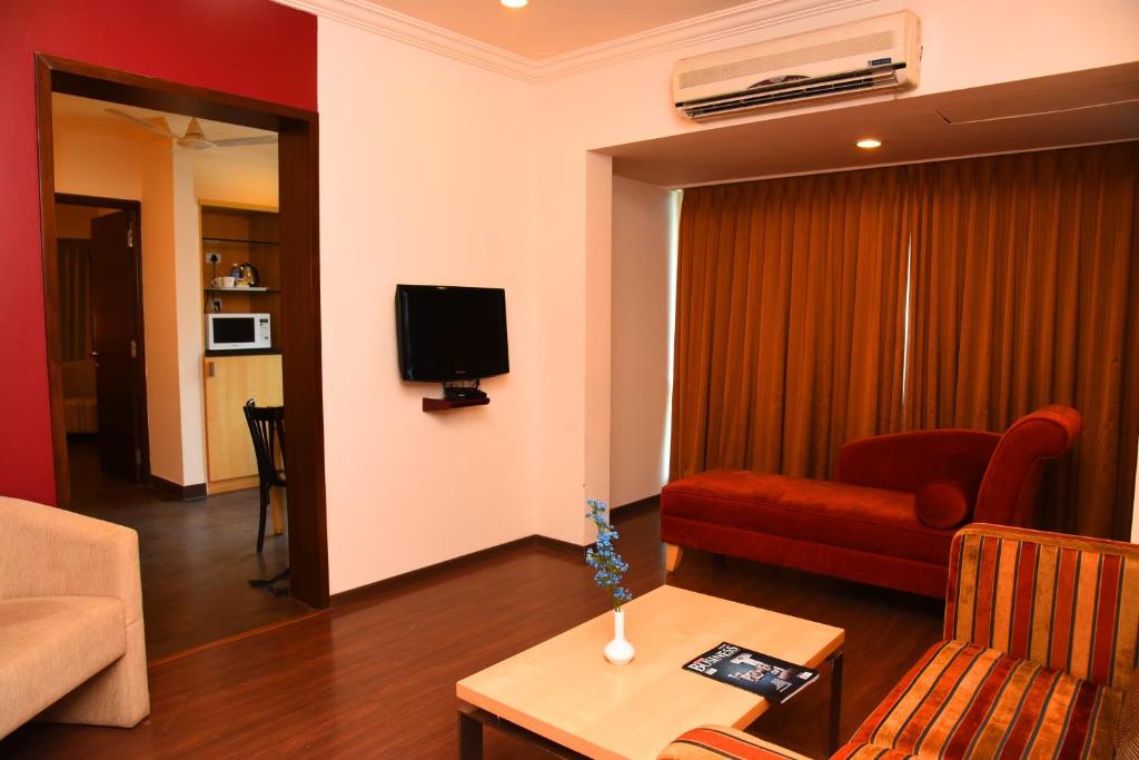 Сьюит (Представительский люкс) отеля Royal Orchid Suites Whitefield Bangalore, Бангалор