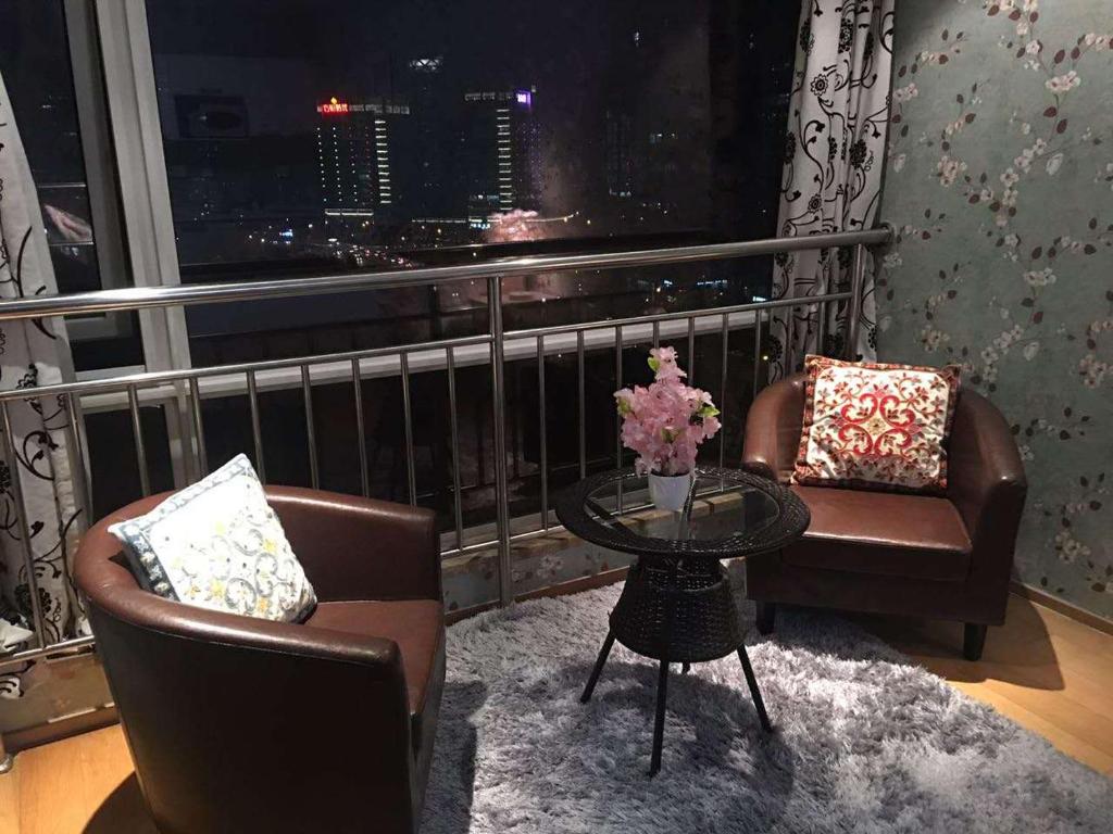 Двухместный (Двухместный номер бизнес-класса с 1 кроватью), Beijing Tiandi Huadian Hotel Apartment Youlehui Branch