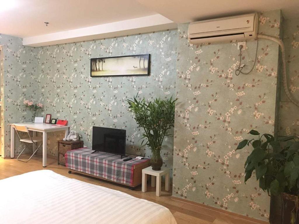 Двухместный (Двухместный номер бизнес-класса с 1 кроватью) апартамента Beijing Tiandi Huadian Hotel Apartment Youlehui Branch, Пекин
