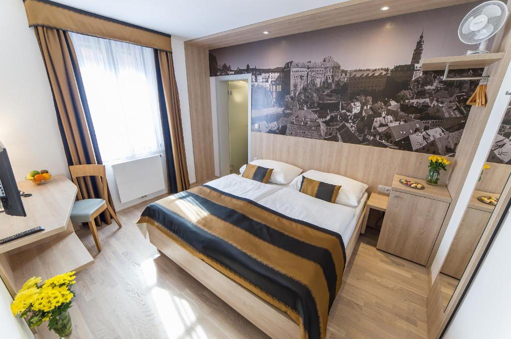 Двухместный (Стандартный двухместный номер с 1 кроватью) отеля Garni hotel Castle Bridge, Чески-Крумлов