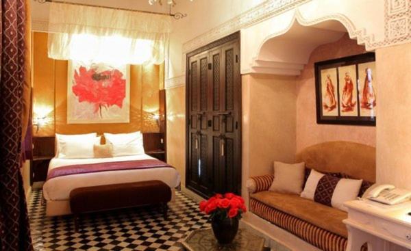 Двухместный (Улучшенный двухместный номер с 1 кроватью) отеля Riad Monceau, Марракеш