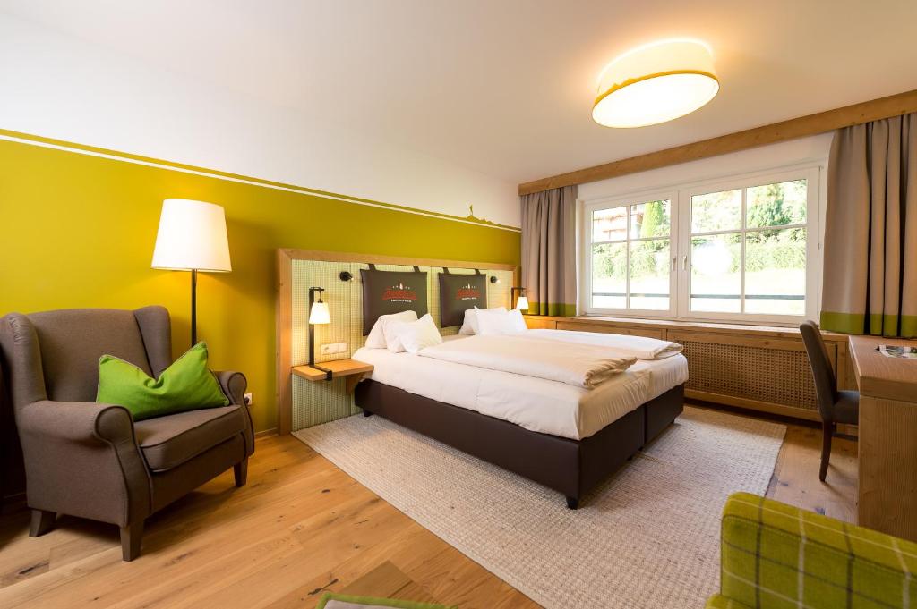 Двухместный (Двухместный номер с 1 кроватью) отеля Berg-Spa & Hotel Zamangspitze, Партенен