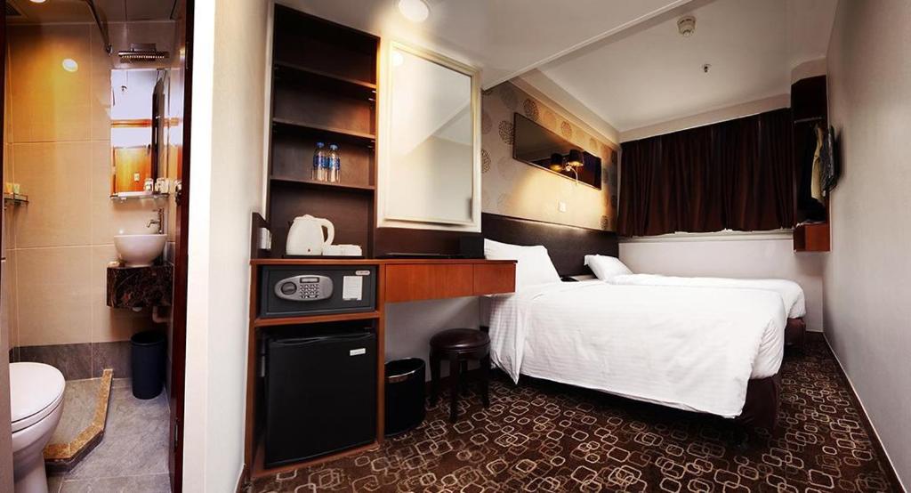 Двухместный (Двухместный номер с 2 отдельными кроватями) отеля Lander Hotel Prince Edward, Гонконг (город)