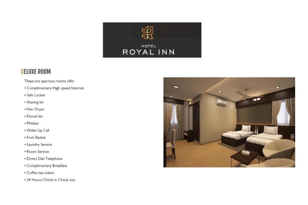 Двухместный (Deluxe Room with 24 Hours Check-in & Check-out), Hotel Royal Inn