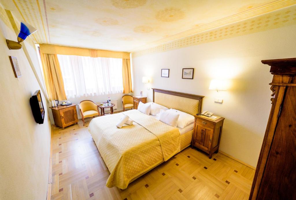 Двухместный (Двухместный номер Делюкс с 1 кроватью или 2 отдельными кроватями) отеля Elite Hotel, Прага
