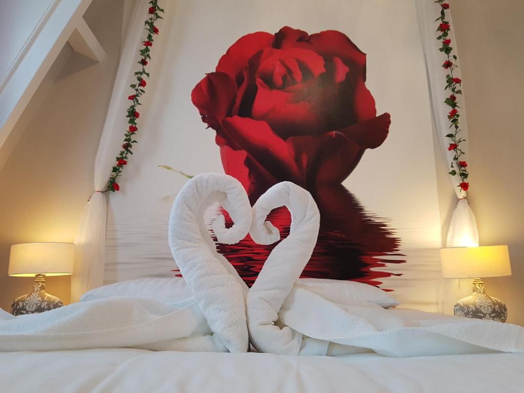 Двухместный (Двухместный номер «Романтический» с 1 кроватью) отеля Hotel Zilt, Берген-оп-Зом