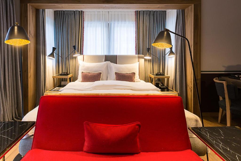 Двухместный (Классический номер Alpin) отеля Boutique Hotel Wachtelhof - Small Luxury Hotels of the World, Мария-Альм