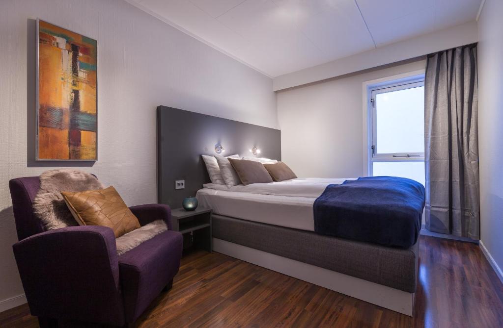 Двухместный (Двухместный номер с 1 кроватью или 2 отдельными кроватями) отеля Enter Viking Hotel, Тромсе