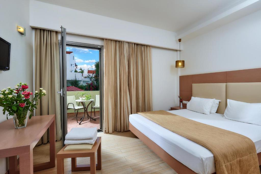 Двухместный (Двухместный номер с 1 кроватью или 2 отдельными кроватями) отеля Panormo Beach Hotel, Панормос (Ретимнон)