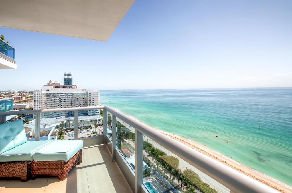 Апартаменты (Апартаменты Делюкс с 1 спальней - Вид на океан), Churchill Suites Monte Carlo Miami Beach