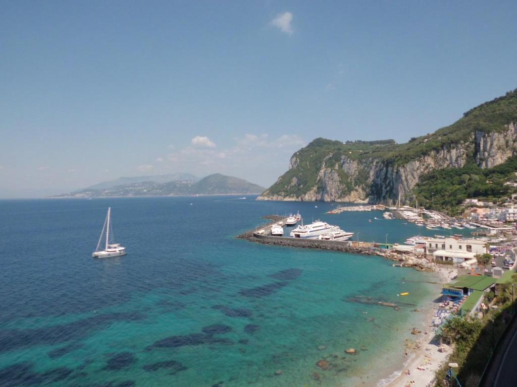 Двухместный (Двухместный номер с 1 кроватью, вид на море), Capri Inn