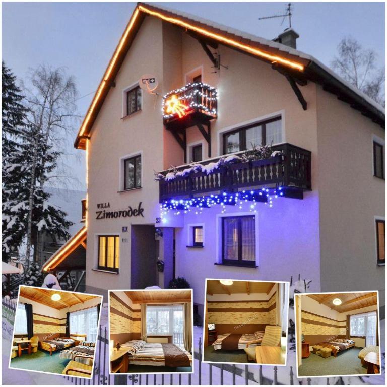 Двухместный (Небольшой двухместный номер с 1 кроватью и балконом) апартамента Willa Zimorodek, Карпач