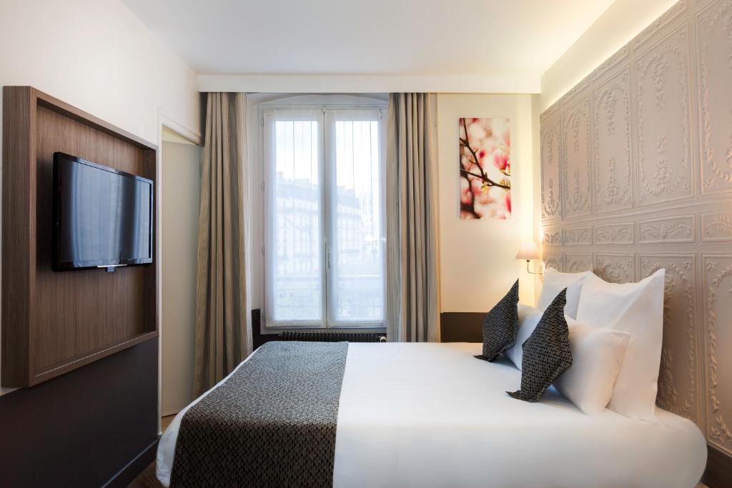 Двухместный (Улучшенный двухместный номер с 1 кроватью), Contact Hôtel Alizé Montmartre