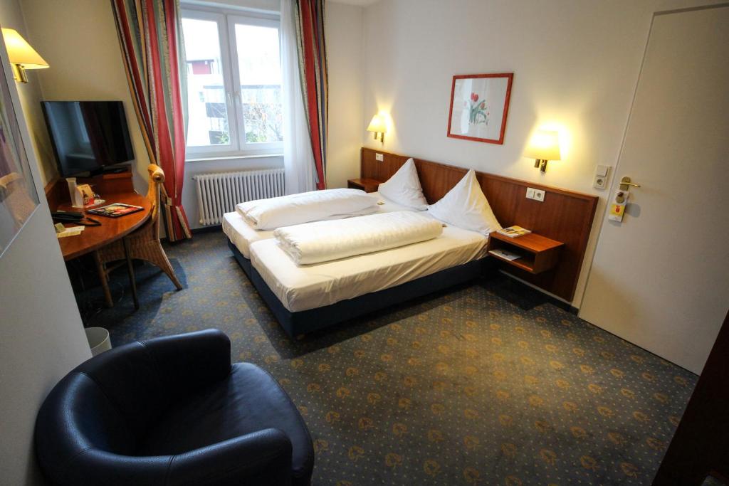 Двухместный (Двухместный номер с 1 кроватью) отеля Ringhotel Zum Goldenen Ochsen, Констанц (Боденское озеро)
