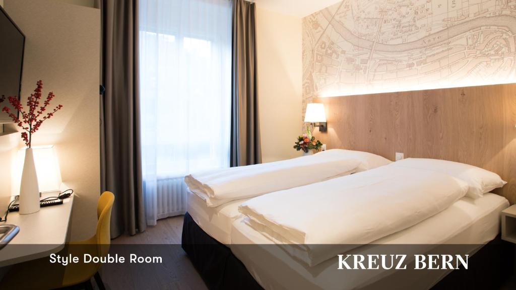 Двухместный (Двухместный номер Style с 1 кроватью) отеля Hotel Kreuz Bern, Берн