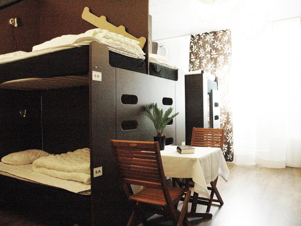 Номер (Спальное место в общем номере для мужчин и женщин с 12 кроватями) хостела Skanstulls Hostel, Стокгольм