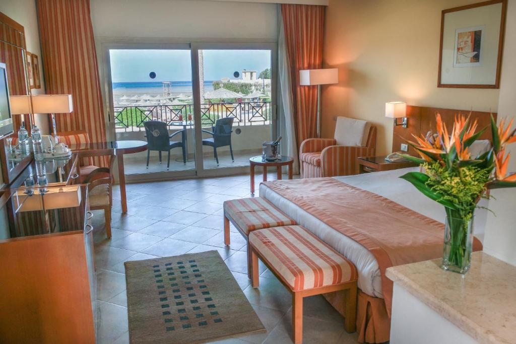 Двухместный (Двухместный номер с 1 кроватью, вид на море — Только для граждан и резидентов Египта) курортного отеля Cleopatra Luxury Resort - Makadi Bay, Хургада