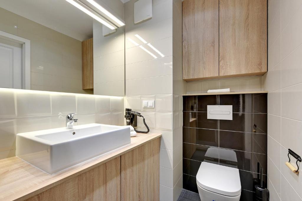 Апартаменты (Апартаменты «Комфорт» с террасой (парковка)), Angielska Grobla Apartinfo Apartments