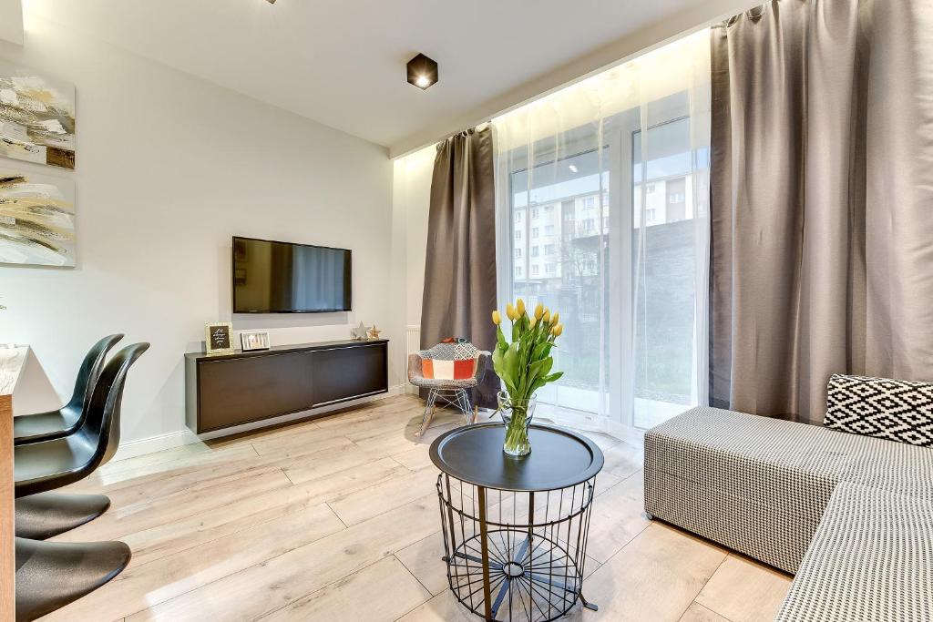 Апартаменты (Апартаменты «Комфорт» с террасой (парковка)), Angielska Grobla Apartinfo Apartments