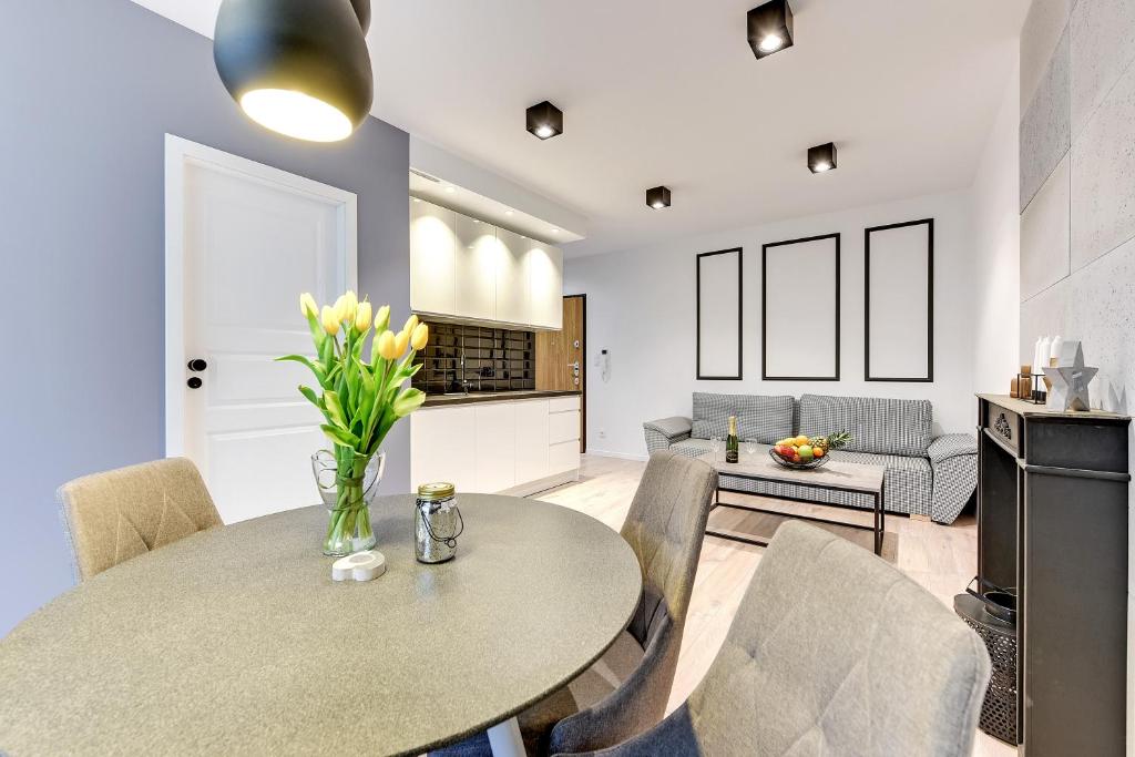 Апартаменты (Апартаменты Делюкс с террасой (парковка)), Angielska Grobla Apartinfo Apartments