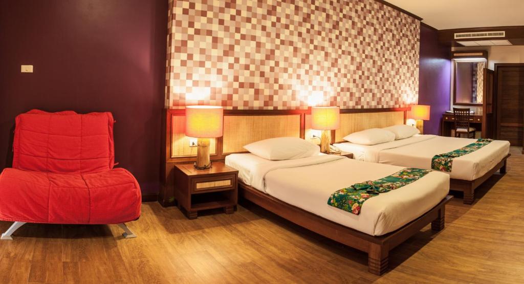 Двухместный (Семейный номер Делюкс с 1 спальней) курортного отеля Timber House Aonang, Краби