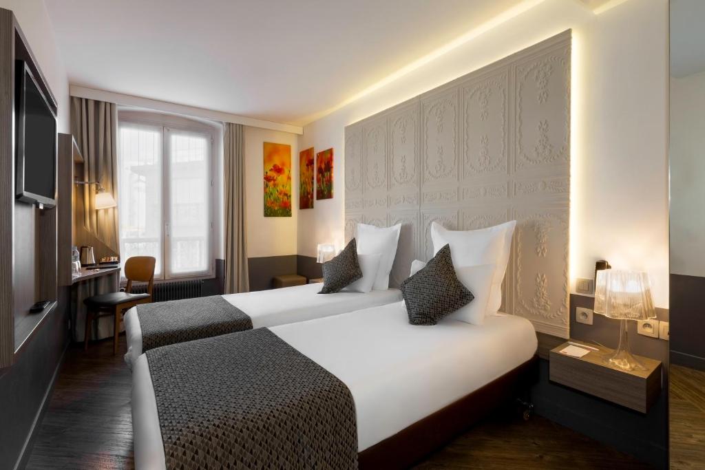 Четырехместный (Смежные номера), Contact Hôtel Alizé Montmartre