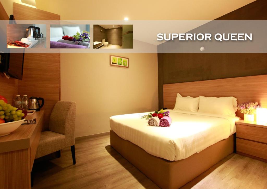 Двухместный (Улучшенный номер с 1 кроватью размера «queen-size» (без окна)) отеля Hotel 99 Kuala Lumpur City, Куала-Лумпур