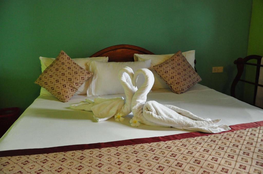 Двухместный (Стандартный двухместный номер с 1 кроватью, кондиционером и балконом) отеля Papaa Palace, Тангалла