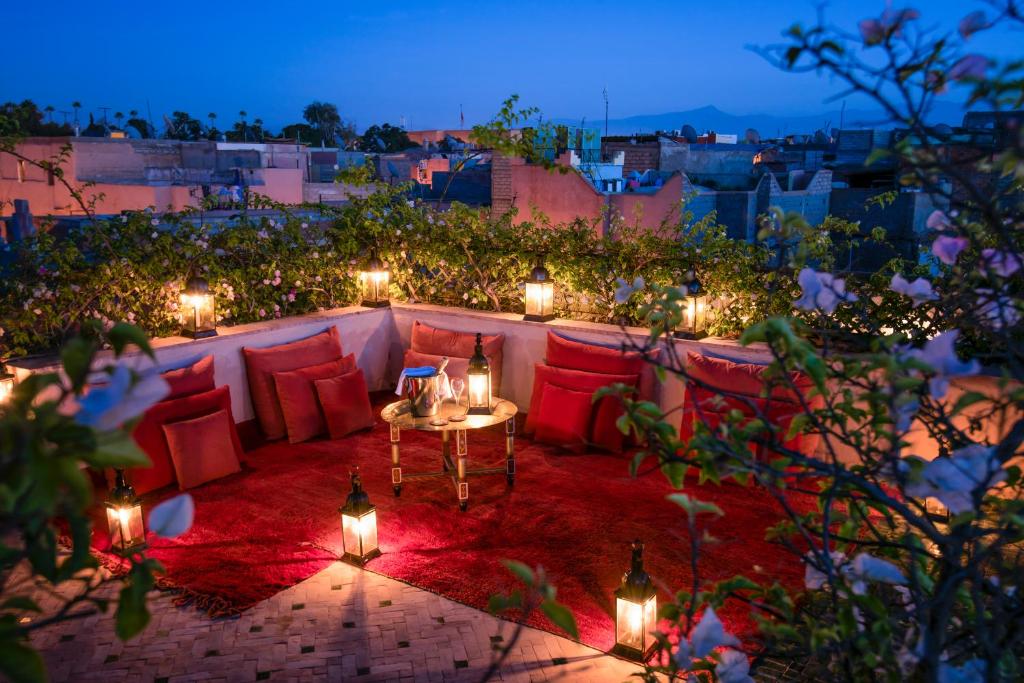 Сьюит (Люкс с собственной террасой) отеля Almaha Marrakech, Марракеш