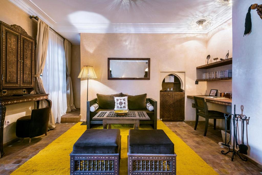 Двухместный (Номер Делюкс с кроватью размера «king-size») отеля Almaha Marrakech, Марракеш