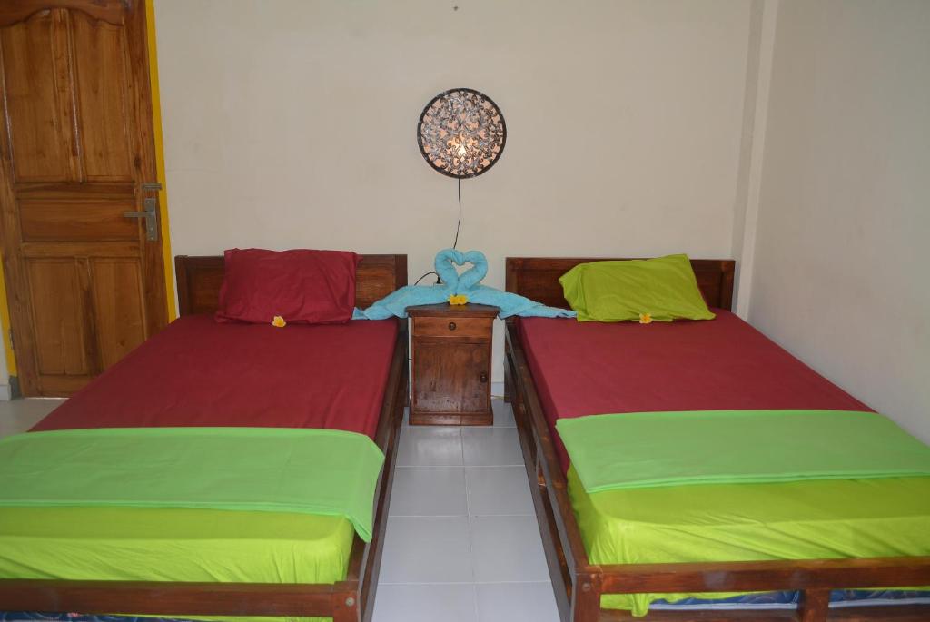 Двухместный (Стандартный двухместный номер с 2 отдельными кроватями) хостела Repag Wayan Canggu Hostel, Чангу