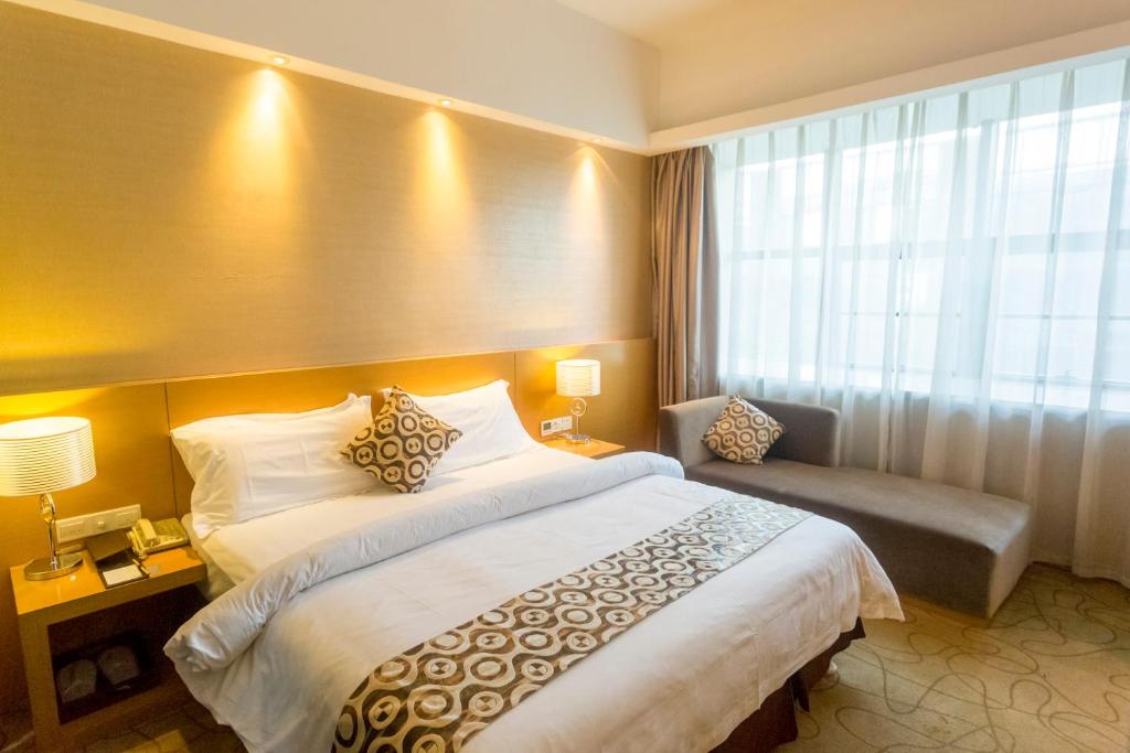 Двухместный (Двухместный номер с 1 кроватью Ultra Sassy) отеля Metropolo, Guangzhou, Wanda Plaza-Baiyun Mountain, Гуанчжоу