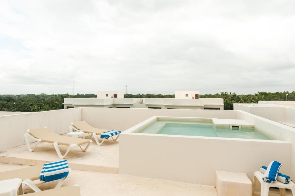 Апартаменты (One-Bedroom Apartment with Private Pool and Jacuzzi), Sexy Villas Tulum Clothing Optional