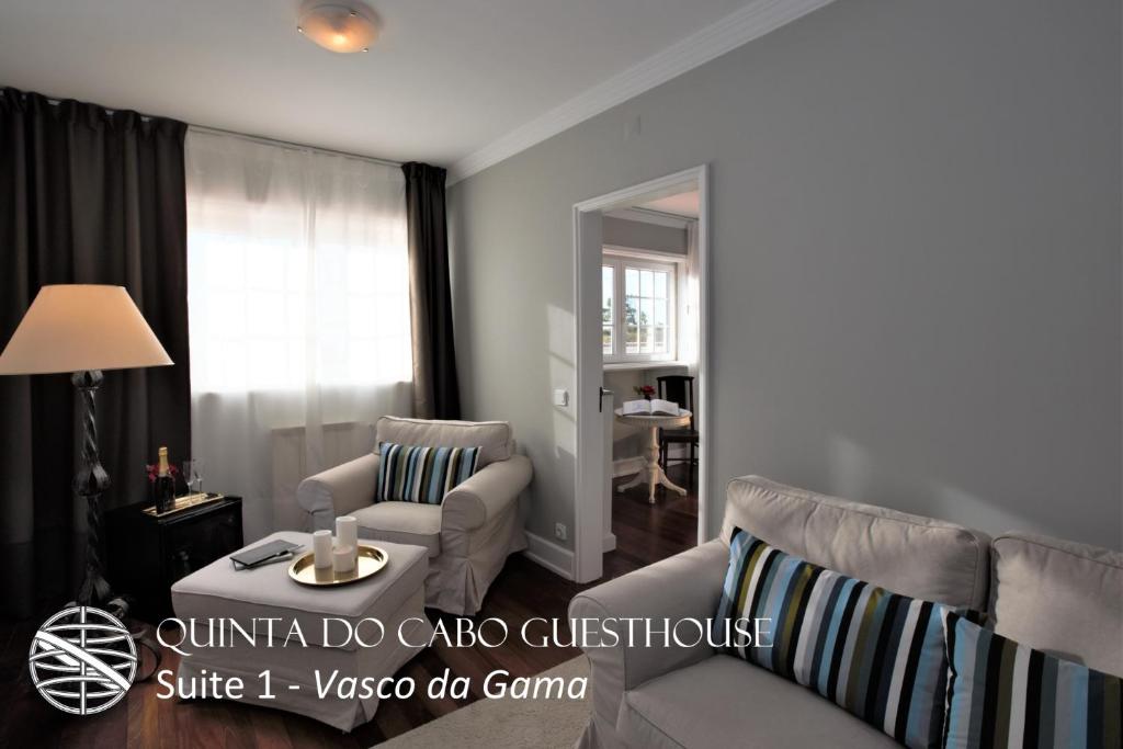 Сьюит (Люкс с 2 спальнями) отеля Quinta do Cabo Guesthouse, Коларес