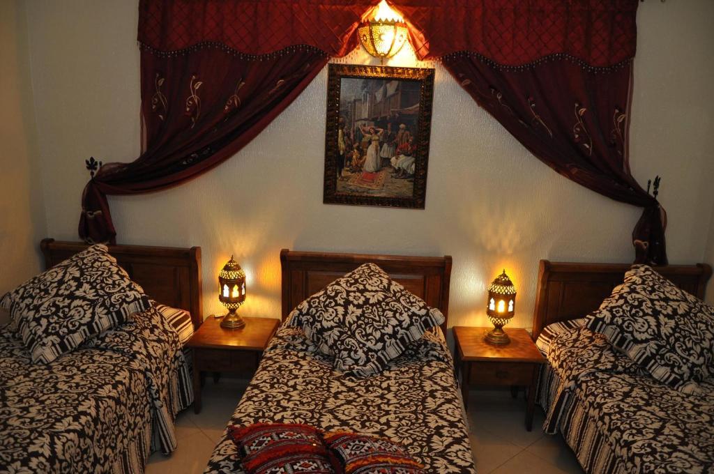 Двухместный (Двухместный номер Toubkal с 2 отдельными кроватями) отеля Dar Aliane, Фес