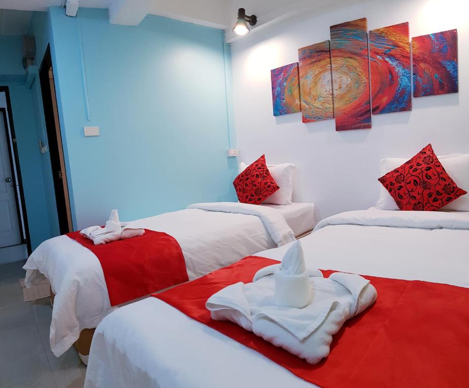 Двухместный (Стандартный двухместный номер с 1 кроватью или 2 отдельными кроватями) гостевого дома Happio, Бангкок
