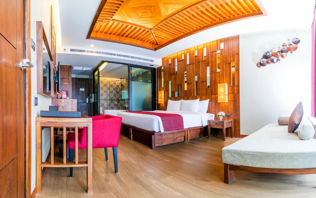Двухместный (Двухместный номер «Премиум» с 1 кроватью или 2 отдельными кроватями, панорамный вид) курортного отеля Ao Nang Phu Pi Maan Resort & Spa, Краби