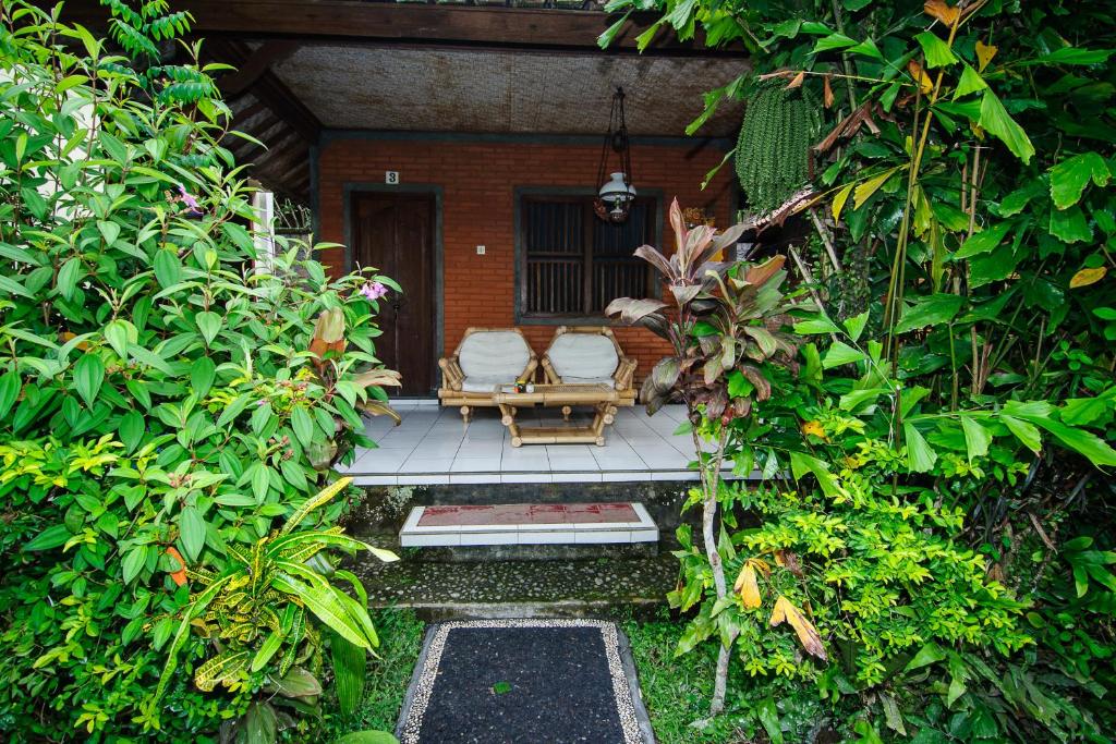 Двухместный (Номер Делюкс с видом на рисовые поля), Puji Hostel and Bungalow Ubud