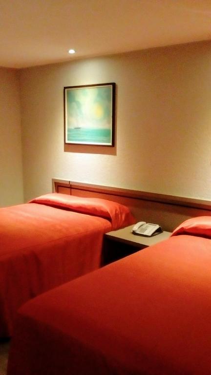 Двухместный (Улучшенный двухместный номер с 2 отдельными кроватями) отеля Corinto Hotel, Мехико