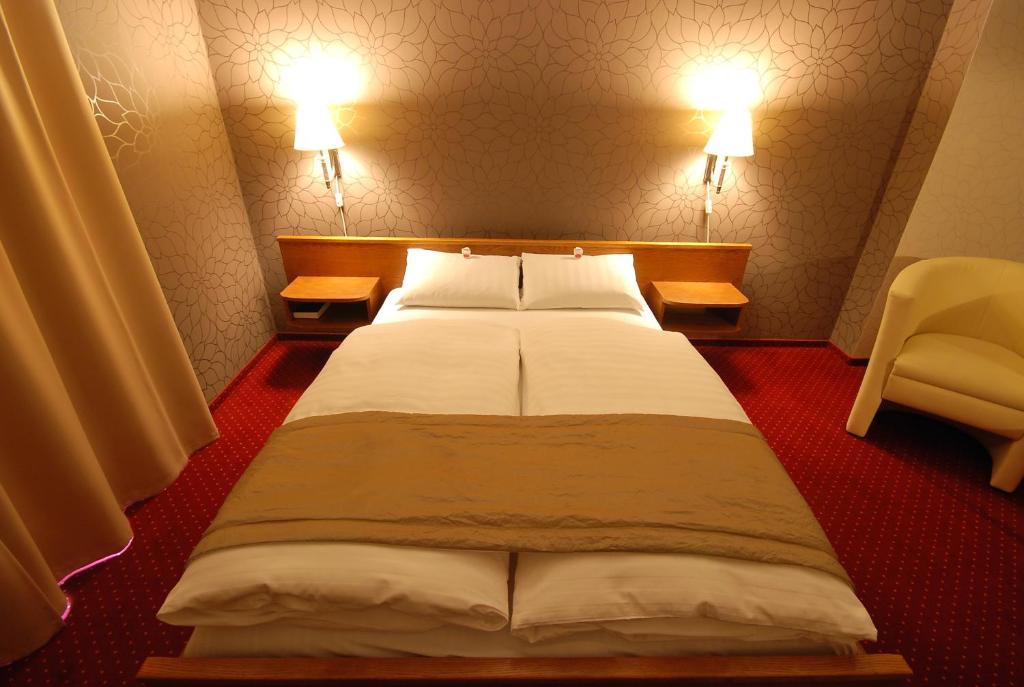 Двухместный (Двухместный номер с основными удобствами и 1 кроватью) отеля Hotel Amadeus, Будапешт