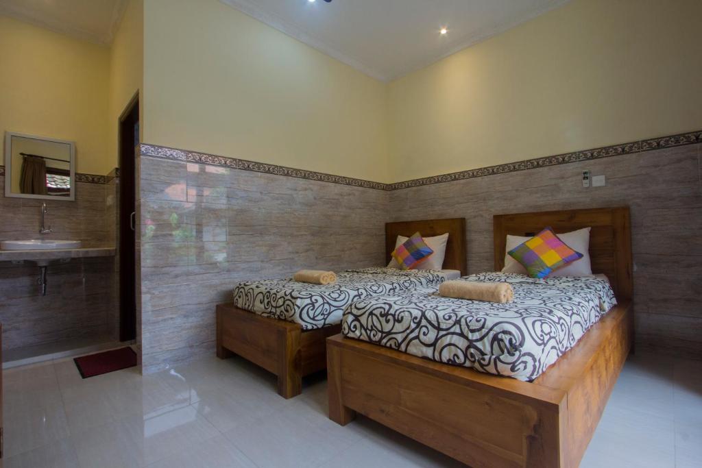 Двухместный (Двухместный номер с 2 отдельными кроватями) семейного отеля Jepun Bali Ubud Homestay, Убуд