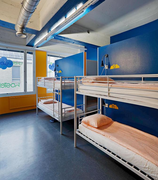 Номер (Кровать в общем номере смешанного типа с 16 кроватями) хостела CheapSleep Hostel Helsinki, Хельсинки