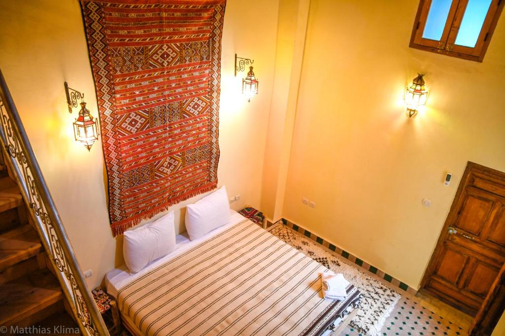Двухместный (Стандартный двухместный номер с 1 кроватью) гостевого дома Medina social club, Фес