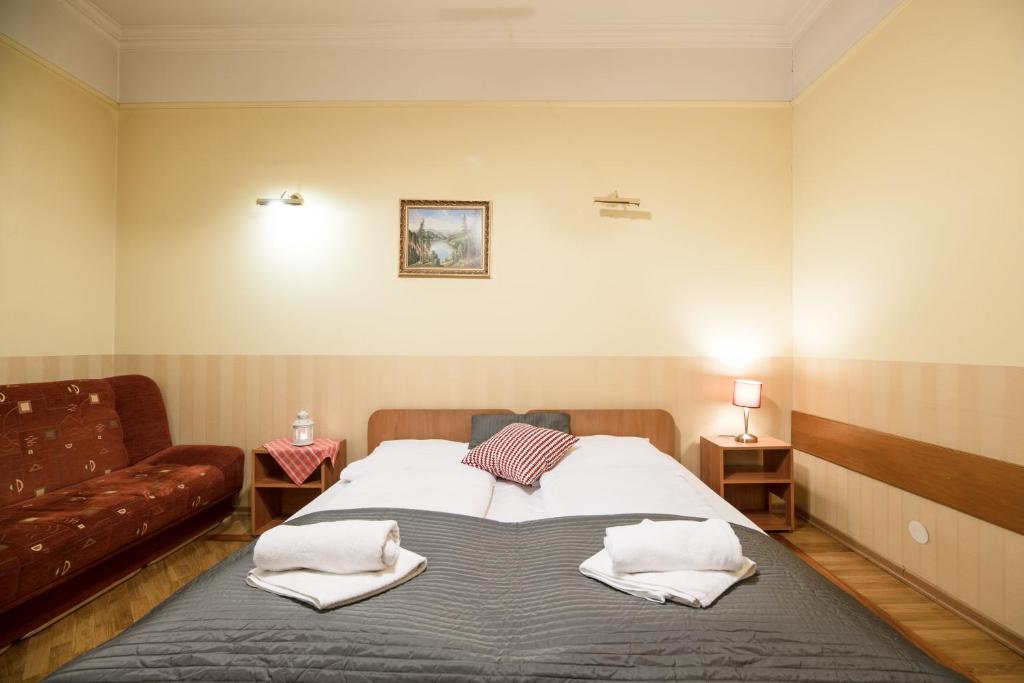 Двухместный (Большой двухместный номер с 1 кроватью), Golden Lion Apartments Szewska