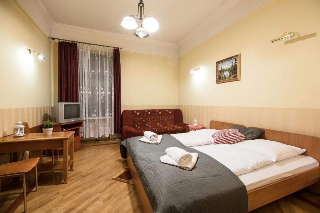 Двухместный (Большой двухместный номер с 1 кроватью), Golden Lion Apartments Szewska